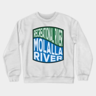 Molalla River Recreational River Wave Crewneck Sweatshirt